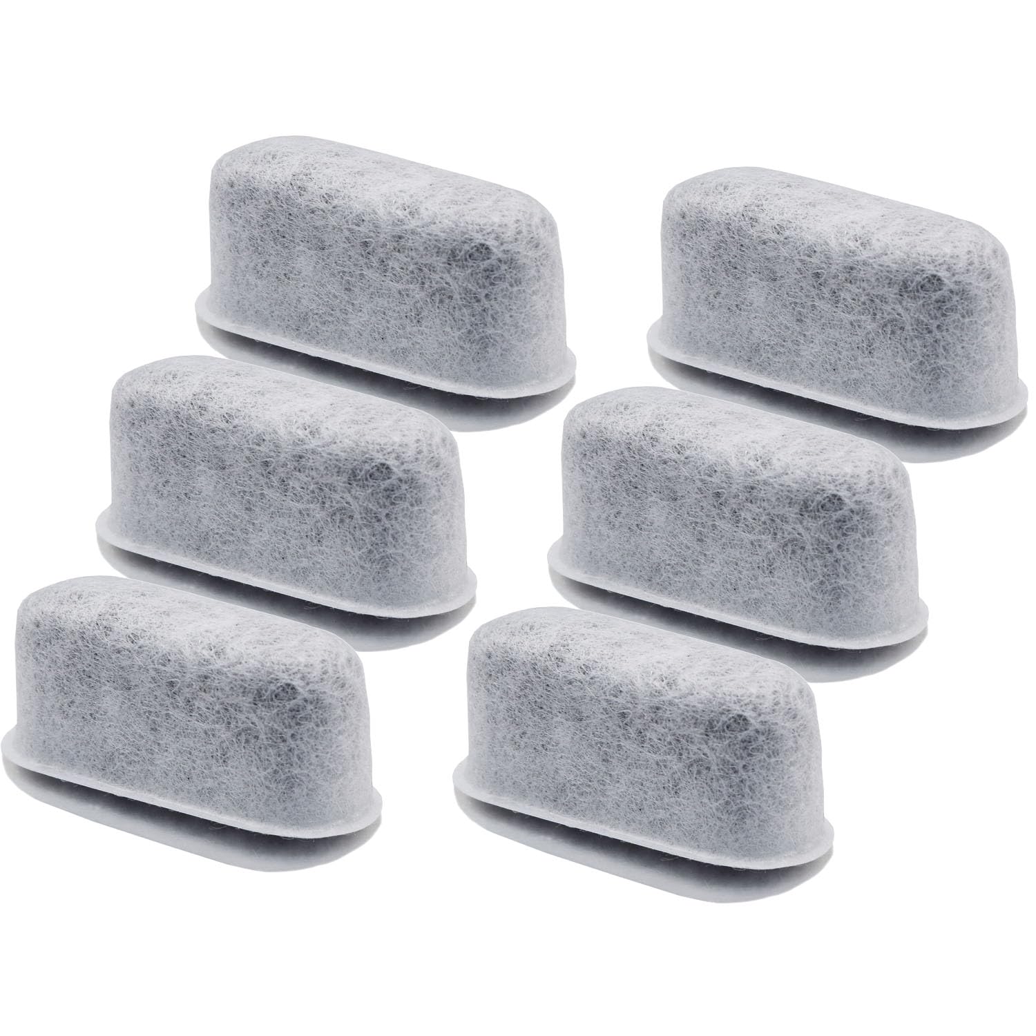 6-Pack Replacement Charcoal Water Filters for All Cuisinart Coffee Makers & Reusable Coffee Filter Compatible With Cuisinart Coffee